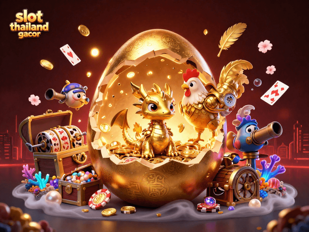 Discover winning strategies in slot thailand gacor with golden-themed gaming elements and vibrant casino visuals.