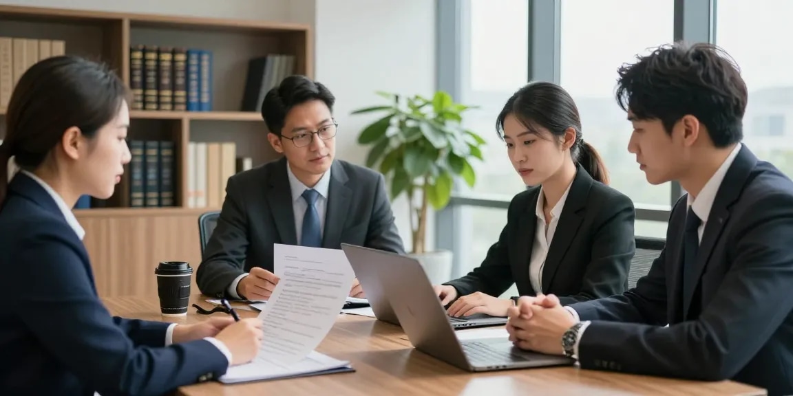 Legal team collaborating on strategies to pop over to this website for effective legal solutions.