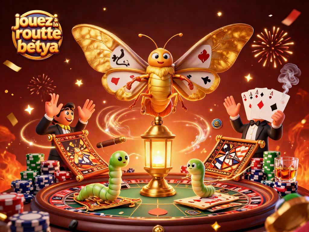 Play roulette with Betya in this vibrant 3D casino illustration showcasing excitement and luxury.