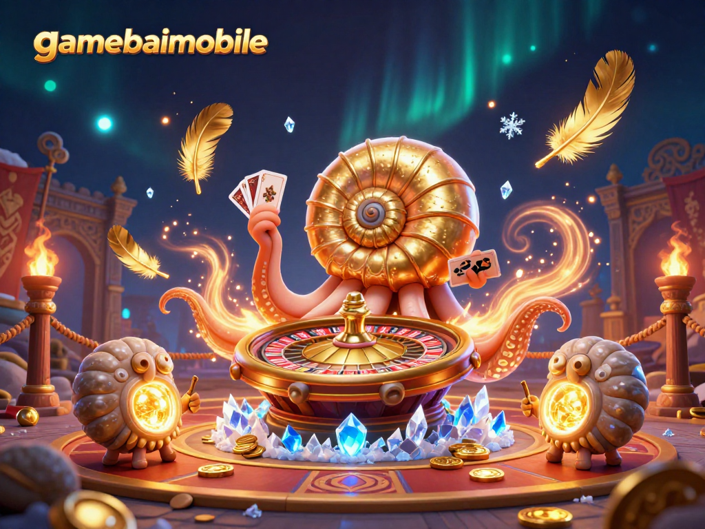 Engage in dynamic gameplay at gamebaimobile with the giant nautilus and glowing ammonites.