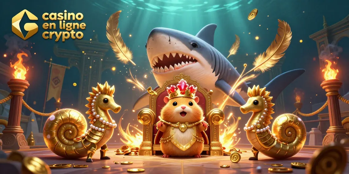 Découvrez des jeux palpitants sur un casino en ligne crypto avec un roi hamster doré et ses gardes