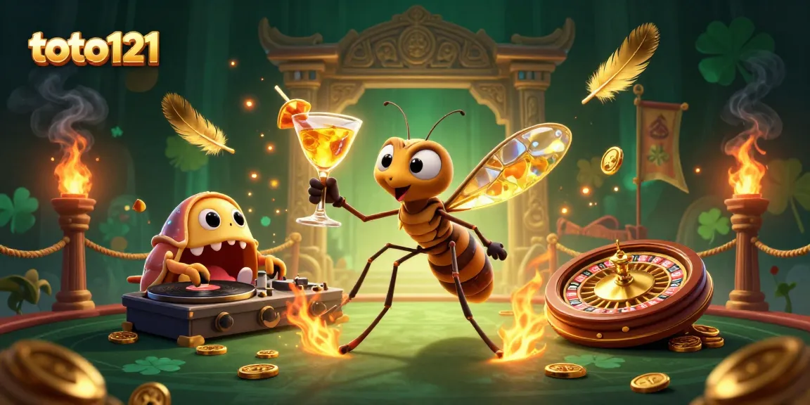 Experience thrilling gameplay at toto121 with an exciting golden roulette wheel scene.