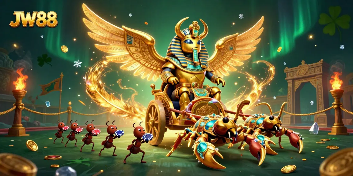 Experience the thrilling fun of JW88 with intense gaming themes and vibrant characters in action.