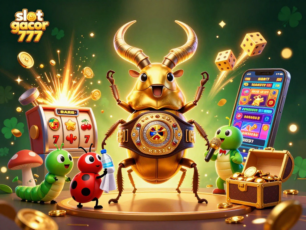 Experience the excitement of slot gacor 777 with vibrant 3D characters and dynamic casino elements.