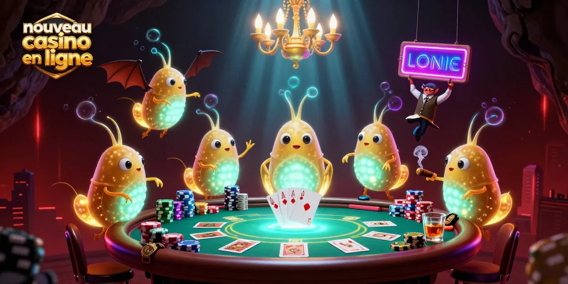 Profitez du nouveau casino en ligne en jouant au poker sous l'éclairage lumineux des vers luisants.