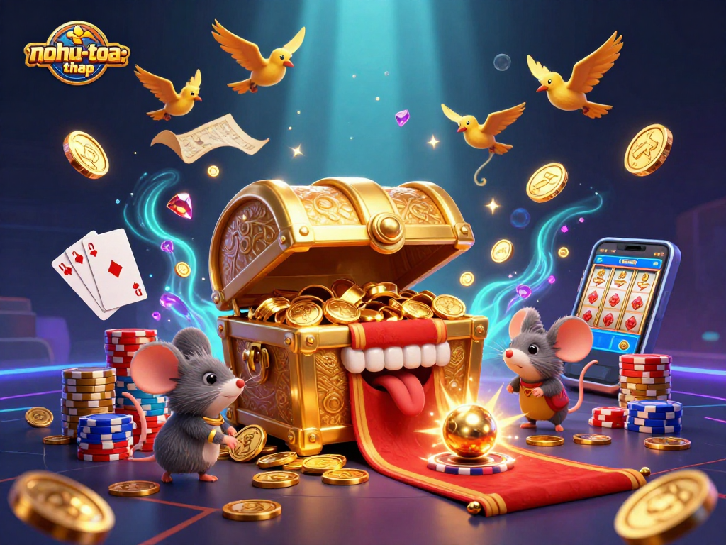 Join the excitement in nohu-toa-thap as adventurers chase treasures and surprises!