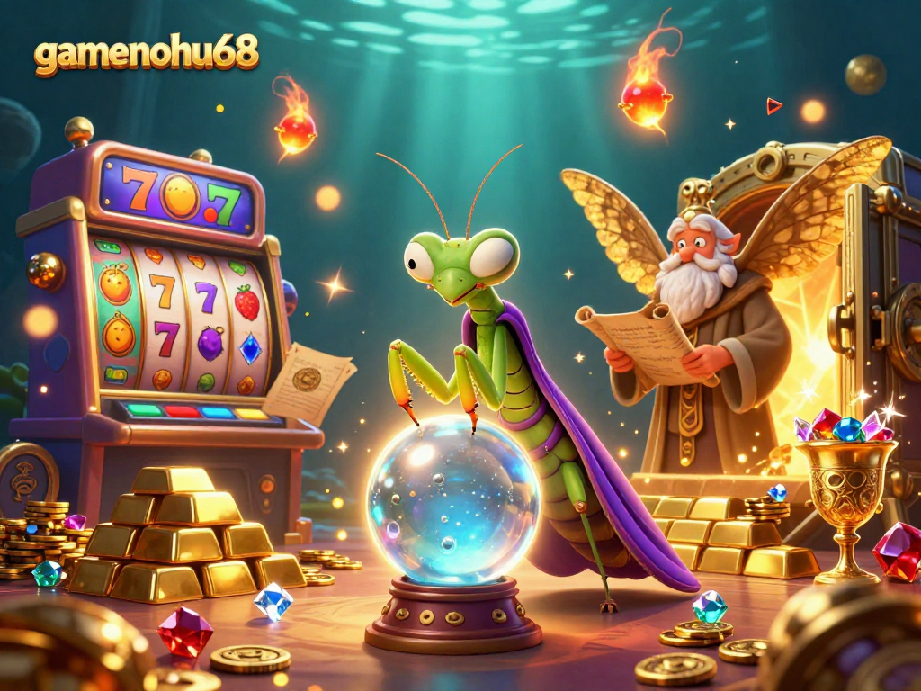 Immerse yourself in the gamenohu68 casino world with the fortune teller and vibrant slot themes.