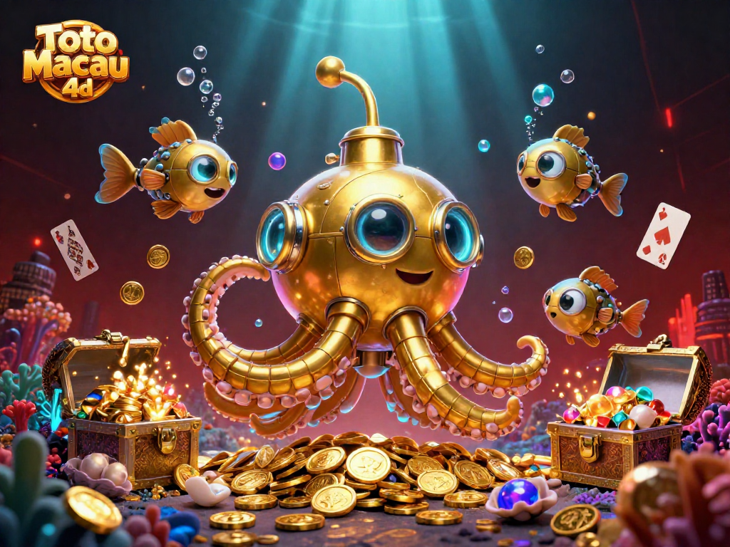 Experience Toto Macau 4d with vibrant underwater scenes of treasure and excitement.