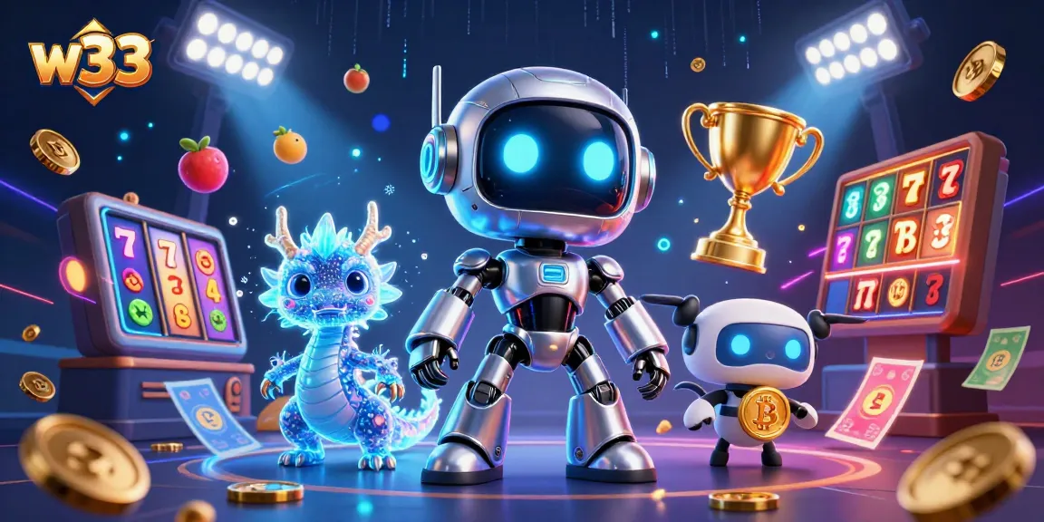 Play exciting w33 pokies games featuring colorful slot reels, engaging characters, and dynamic elements.