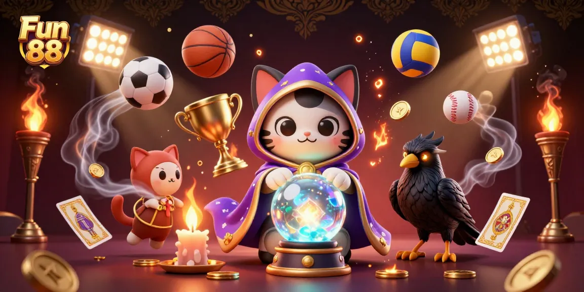 Engage in Fun 88's exciting betting experience featuring dynamic sports elements and captivating game characters.