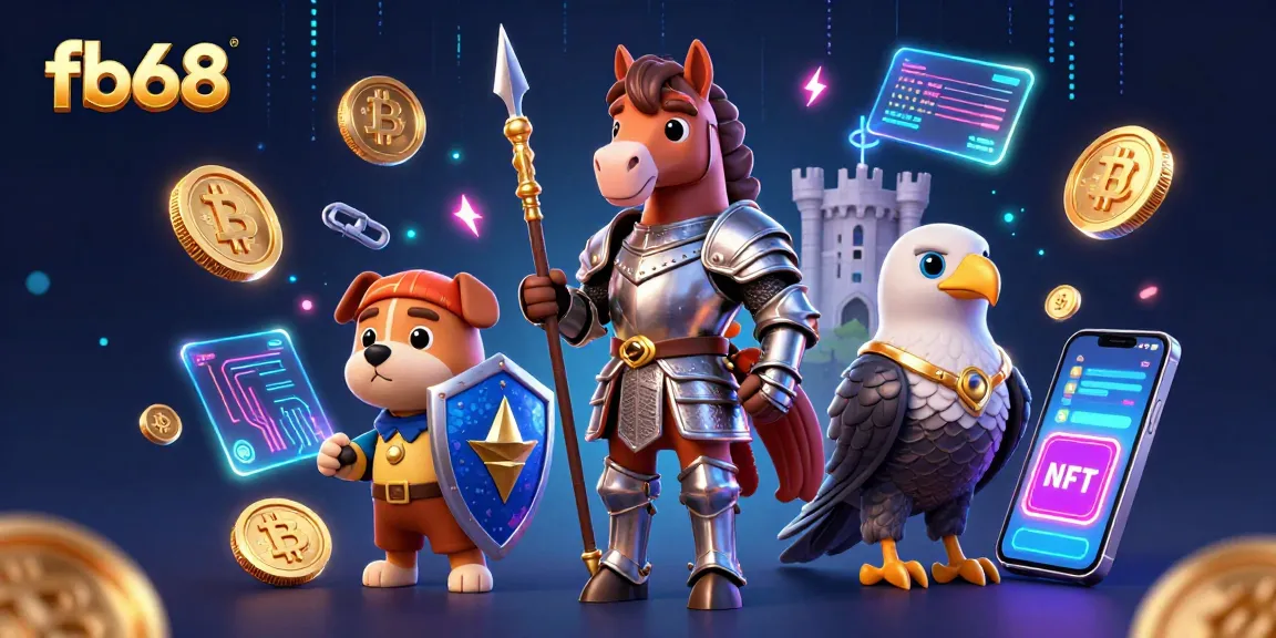 Experience high-stakes action with fb68 as medieval knights battle in a vibrant digital casino realm.
