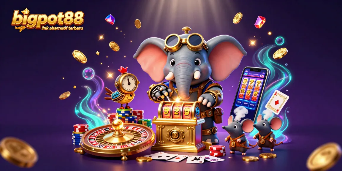 Slot yang menggiurkan dengan bigpot88 link alternatif terbaru dan karakter steampunk yang menarik.