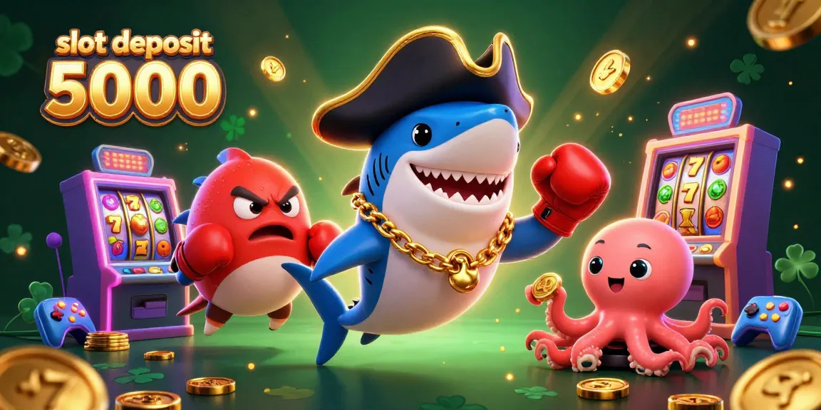 Experience the thrill with slot deposit 5000 featuring cheerful characters and exciting game elements for fun!