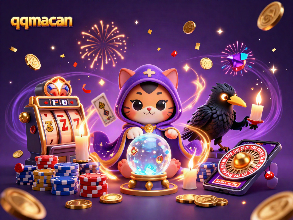 Engage in thrilling gameplay with qqmacan and experience the excitement of slot reels and vibrant poker chips.