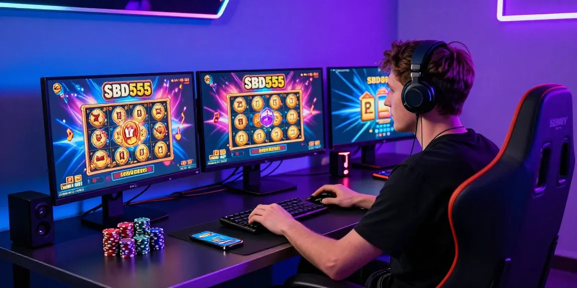 เล่นเกมสล็อตออนไลน์กับ SBD555 พร้อมแสดงบรรยากาศเล่นที่น่าตื่นเต้นในห้องเล่นเกม