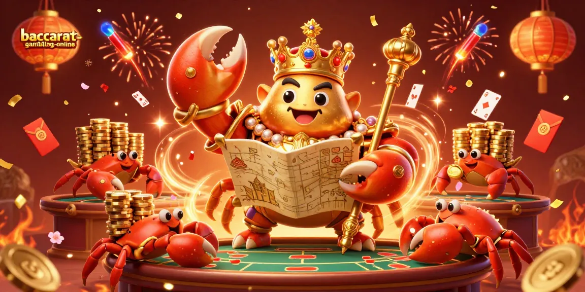 Experience thrilling baccarat gameplay with baccarat-gambling-online's dynamic 3D illustration.