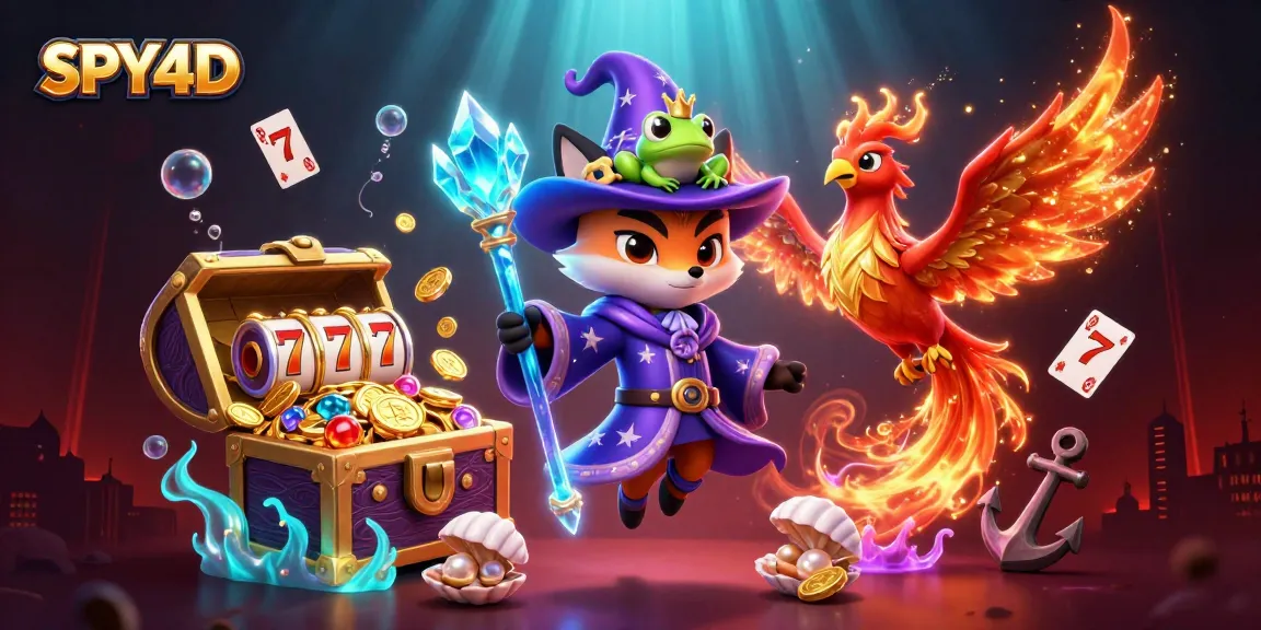 Memenangkan jackpot SPY4D dengan spesial slot dan wizard di kasino virtual.