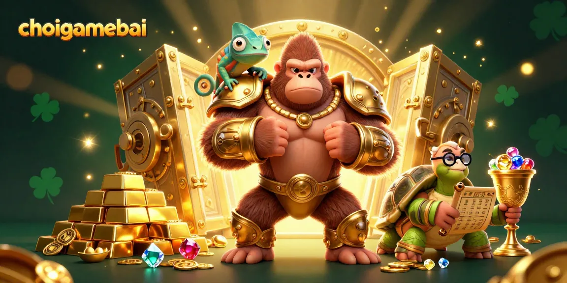 Boost your skills with choigamebai as you tackle exciting gambling adventures, surrounded by treasure and strategy.
