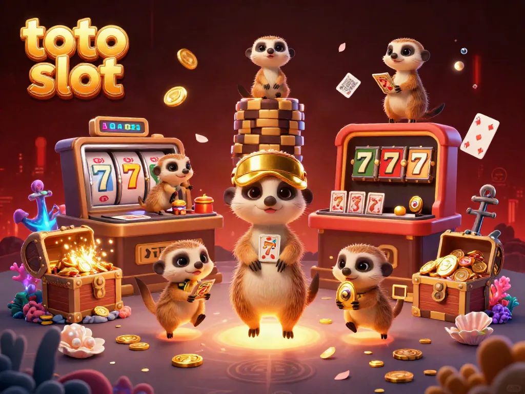 Merek 'toto slot' muncul di kasino yang dikelola oleh koloni meerkat dengan berbagai elemen permainan.