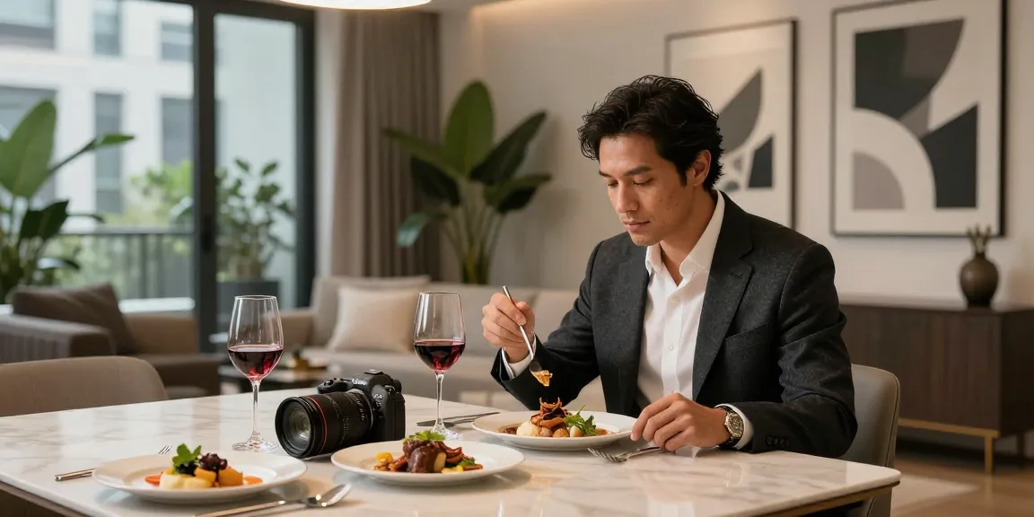 Pengalaman mewah dengan luxury111 di apartemen modern dengan hidangan gourmet dan suasana hangat.