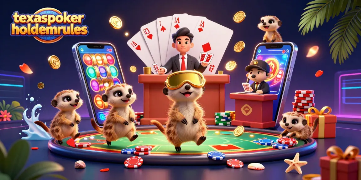 Experience thrilling games at texaspokerholdemrules with meerkats running an exciting casino.