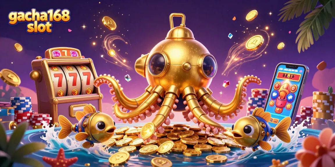Experience excitement with gacha168 slot as golden treasures and lively characters come to life!