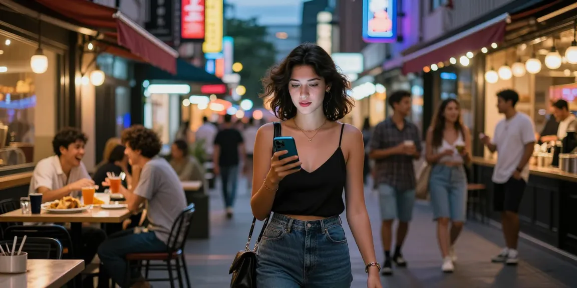 Khung cảnh sống động của gái gọi trong đêm phố thị với ánh đèn neon.