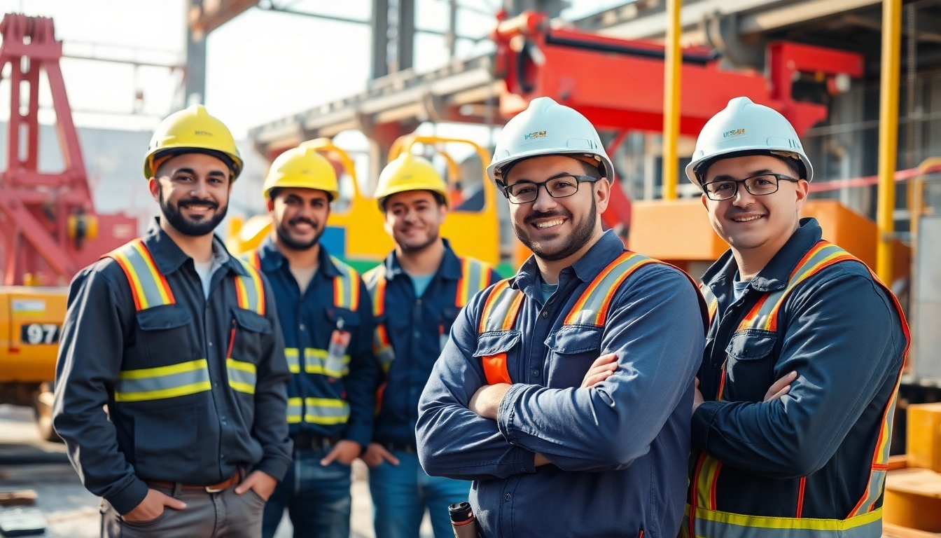 Construction apprenticeship south texas showcasing diverse apprentices collaborating on a job site.