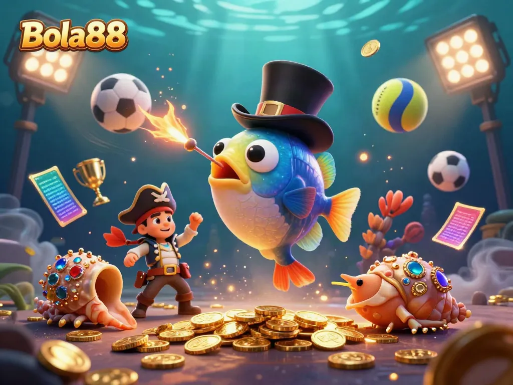 Experience thrilling sports betting action with Bola88's dynamic underwater adventure.