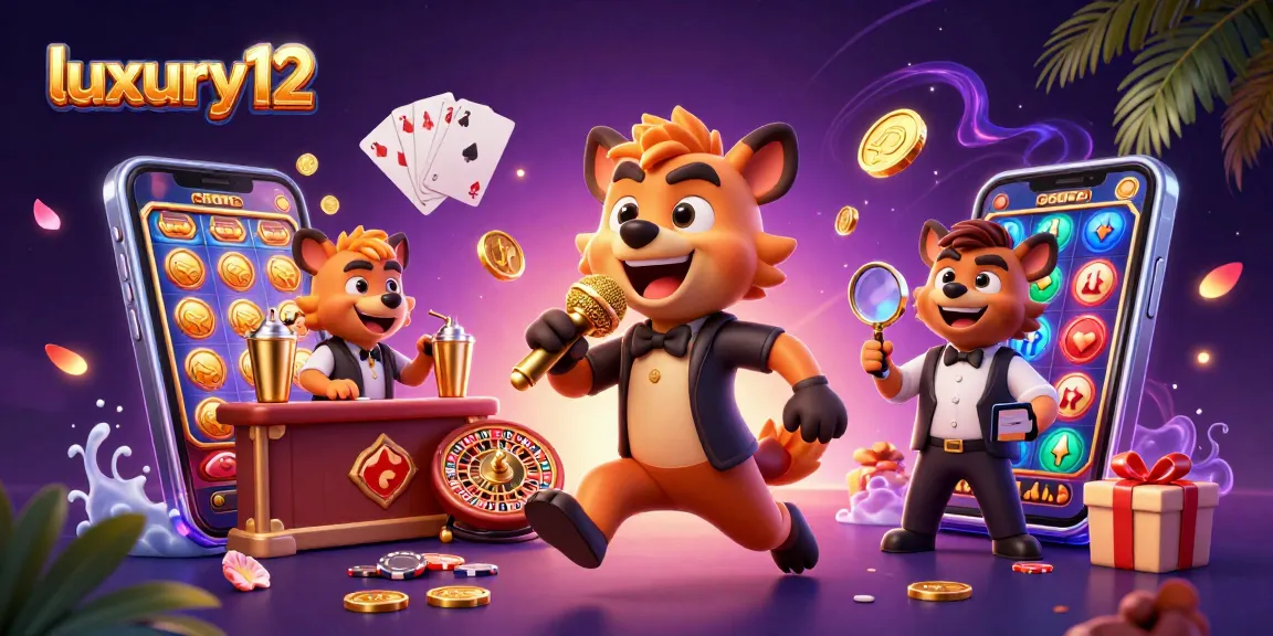 Luxuri12 menampilkan hyenas komedi di klub kasino dengan momen permainan yang seru.