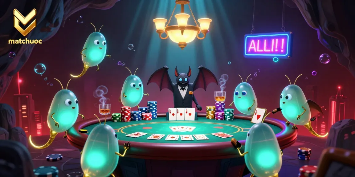Experience the thrill of winning at matchuoc’s vibrant cave casino with glowworms as decorations.