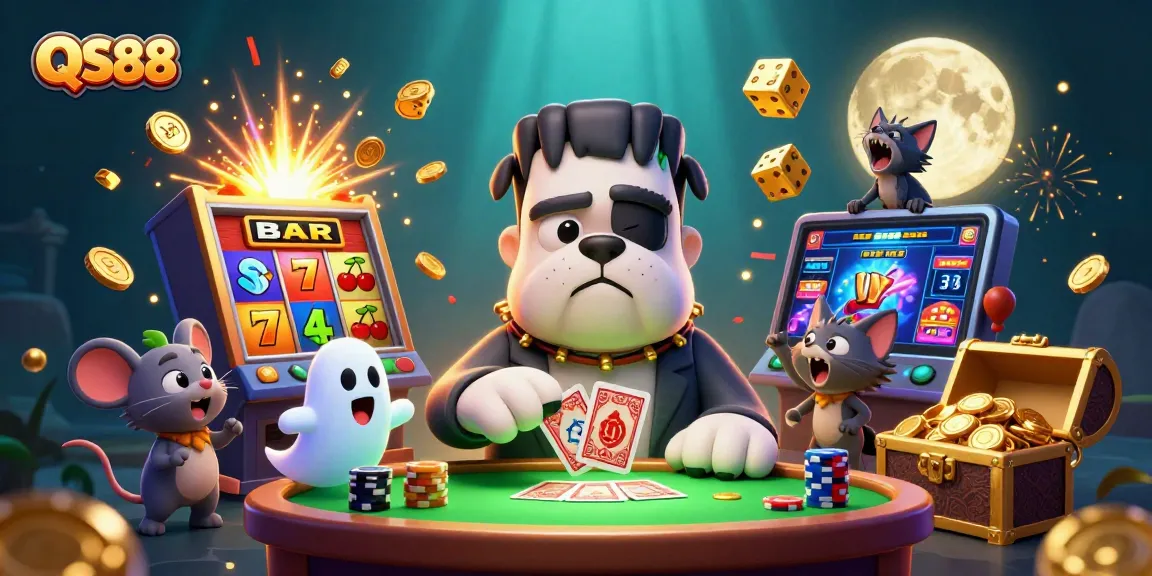 Engage with thrilling slots and games at QS88, featuring unique characters and exciting details