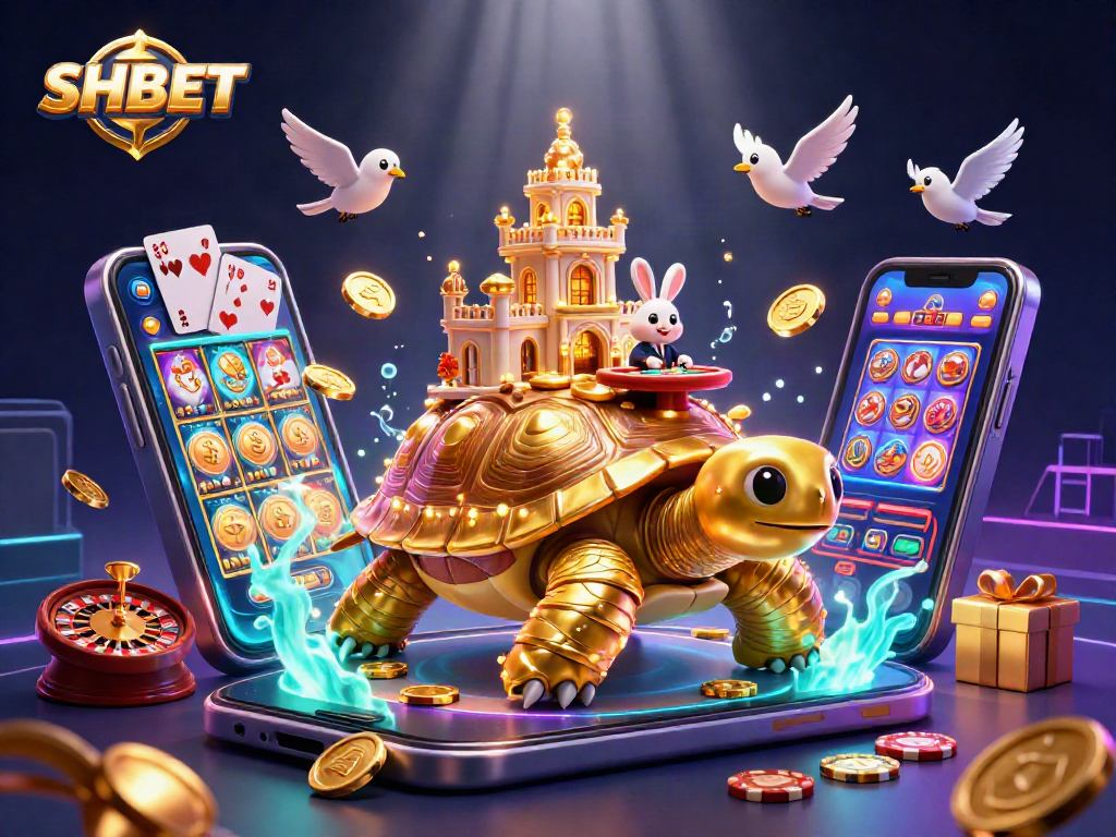 Experience thrilling gameplay at SHBET with dynamic 3D casino elements and vibrant characters.