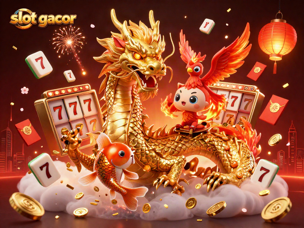 Experience thrilling gameplay with slot gacor by winning big in a vibrant casino scene.