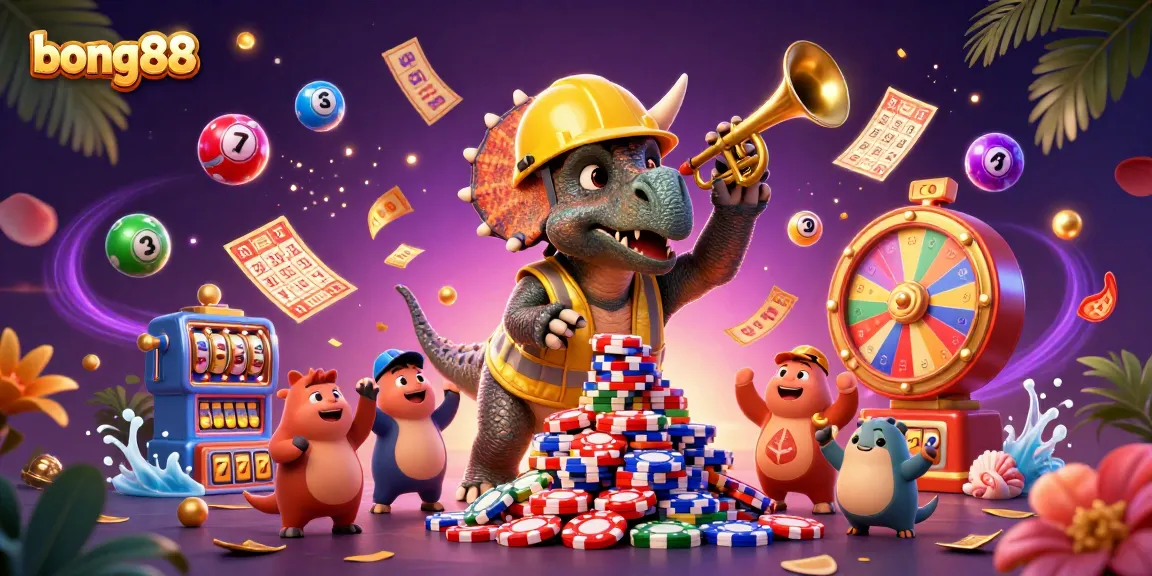 Engage in exciting gaming thrills at bong88 with dynamic casino elements and colorful lottery balls.
